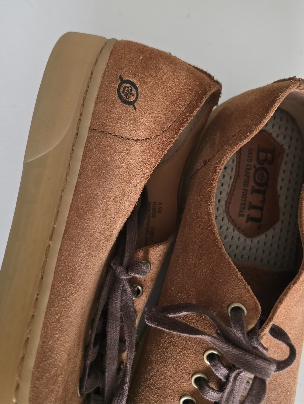 Børn Bayne Sport Suede Low-Top Sneakers - Caramel Brown - Size 8.5 - Picture 3 of 7